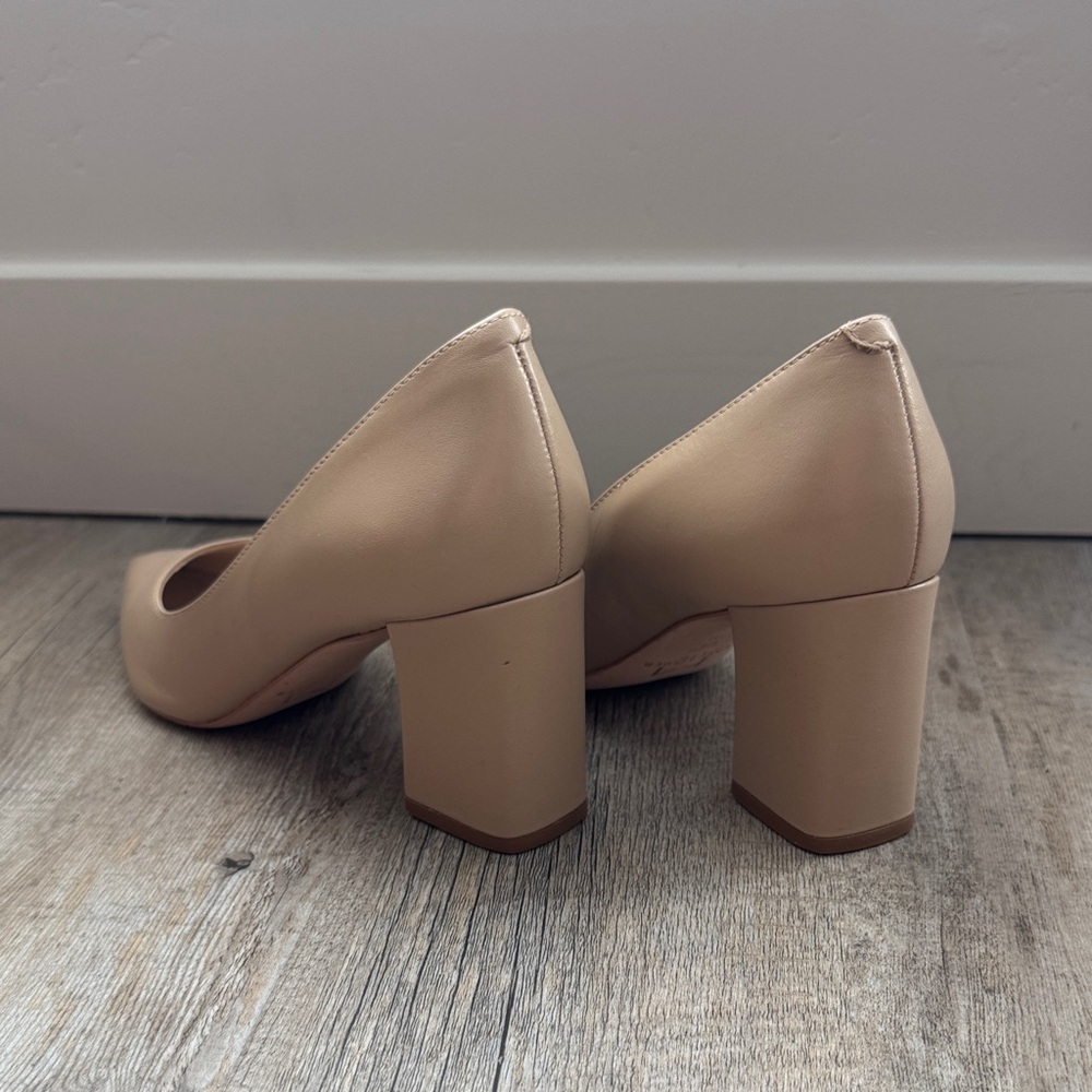 Like New | Marc Fisher LTD Zala Block Heel Pump (Nude) - Picture 3 of 6